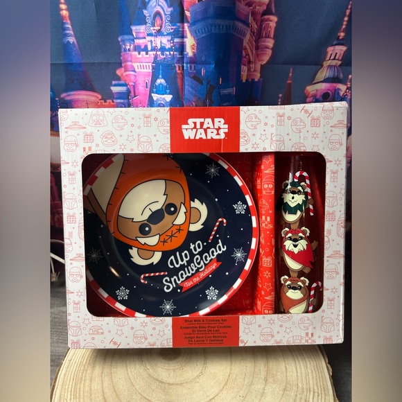Star Wars Other - Disney parks Star Wars Blue Milk & Cookies Set -new